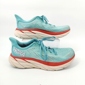 Hoka One One Clifton 8 Shoes Womens  Size 9 Blue 1119394 AEBL Running